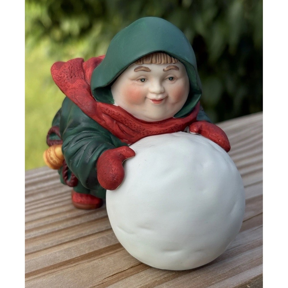 Dept 56 Merry Makers Sebastian the Snowball Maker Figurine 9367-0 Christmas IOB